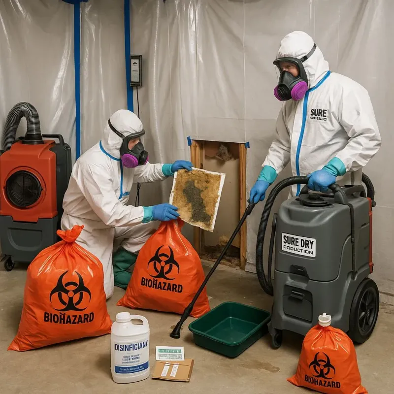 Contaminated Water Handling Protocols process in Hemby Bridge, NC